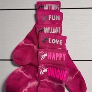 🐝 NEW MAP 3 pairs of Empowering Socks Self-Love Edition